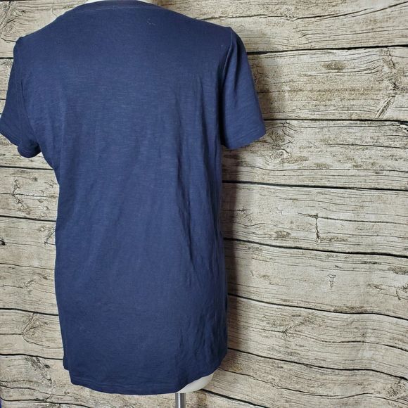 Blue Illusion Scoop Neck Tee Size 2X NWT Reg $49.99 - Picture 3 of 5